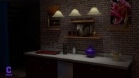 3D Kitchen Island Render