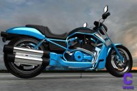 3D Motorcycle Render